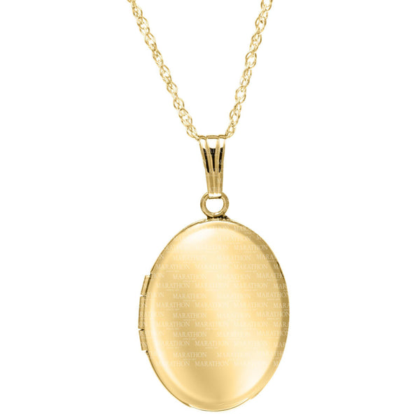 Oval Locket Necklace Gold Filled – Le Serey
